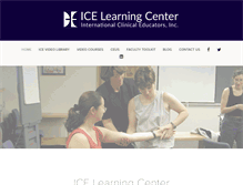 Tablet Screenshot of icelearningcenter.com